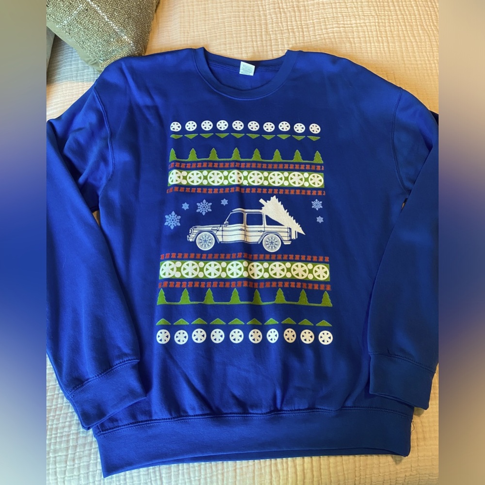 G wagon ugly Christmas sweatshirt/ sweater for the holidays